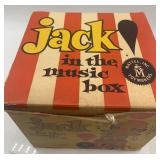 Vintage Jack in the Box Music Toy by Mattel with Original Box, Â Tricycle with Bell NIB