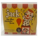Vintage Jack in the Box Music Toy by Mattel with Original Box, Â Tricycle with Bell NIB