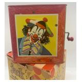 Vintage Jack in the Box Music Toy by Mattel with Original Box, Â Tricycle with Bell NIB