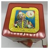 Vintage Jack in the Box Music Toy by Mattel with Original Box, Â Tricycle with Bell NIB
