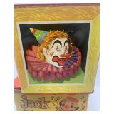 Vintage Jack in the Box Music Toy by Mattel with Original Box, Â Tricycle with Bell NIB