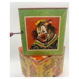 Vintage Jack in the Box Music Toy by Mattel with Original Box, Â Tricycle with Bell NIB