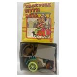 Vintage Jack in the Box Music Toy by Mattel with Original Box, Â Tricycle with Bell NIB
