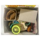 Vintage Jack in the Box Music Toy by Mattel with Original Box, Â Tricycle with Bell NIB