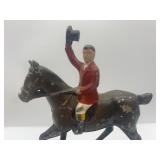 Vintage Hunter Rye Cast Iron Figurine
