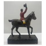 Vintage Hunter Rye Cast Iron Figurine