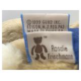 Collection of 3 Rabbit Figurines - Plush and Porcelain