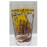 Gene Autry Cowboy Boots Sign with Vintage Davy Crockett Glass, Hopalong Cassidy Mug, and Toy Gun