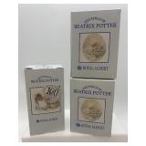 Set of 3 The World of Beatrix Potter Figurines by Royal Albert