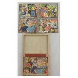 Collection of 4 Vintage Card and Puzzle Games