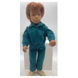 Vintage 1960s Sasha Doll with Corduroy Outfit and Original Tag