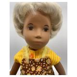 Vintage Sasha Doll with Yellow Floral Dress and Shoes