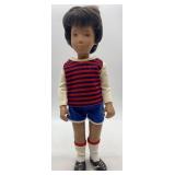 Vintage Sasha Doll with Striped Outfit and Shoes