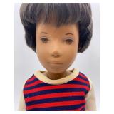 Vintage Sasha Doll with Striped Outfit and Shoes