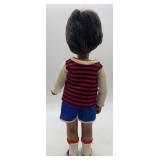 Vintage Sasha Doll with Striped Outfit and Shoes