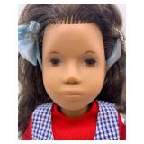 Vintage Sasha Doll with Blue Gingham Dress and Bow