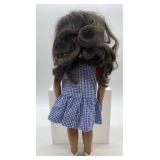 Vintage Sasha Doll with Blue Gingham Dress and Bow