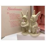 Department 56 Springtime Stories Snowbunnies Figurine Set including 