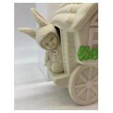 Department 56 Snowbunnies Springtime Stories: Shrubs-in-a-Tub and Slow-Moving Vehicle Set