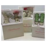 Department 56 Snowbunnies Figurine Set - Shrubs in a Tub, Easter Delivery, and Tweeting Birds