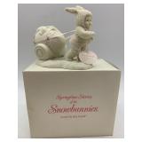 Department 56 Snowbunnies Figurine Set - Shrubs in a Tub, Easter Delivery, and Tweeting Birds