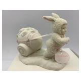 Department 56 Snowbunnies Figurine Set - Shrubs in a Tub, Easter Delivery, and Tweeting Birds