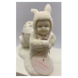 Department 56 Snowbunnies Figurine Set - Shrubs in a Tub, Easter Delivery, and Tweeting Birds