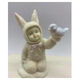 Department 56 Snowbunnies Figurine Set - Shrubs in a Tub, Easter Delivery, and Tweeting Birds