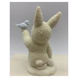 Department 56 Snowbunnies Figurine Set - Shrubs in a Tub, Easter Delivery, and Tweeting Birds