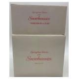 Department 56 Springtime Stories of the Snowbunnies "Shrubs-in-a-Tub" and "Tra-La-La" Figurines