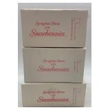 Set of 3 Department 56 Snowbunnies Figurines with Original Packaging