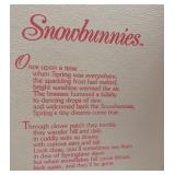 Set of 3 Department 56 Snowbunnies Figurines with Original Packaging