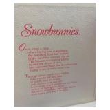 Set of 3 Department 56 Snowbunnies Figurines with Original Packaging