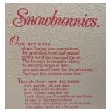 Set of 3 Department 56 Snowbunnies Figurines with Original Packaging