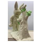 Set of 3 Department 56 Snowbunnies Figurines with Original Packaging