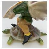 Vintage H&R Johnson England Ceramic Tile and Gnome Figurine