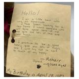 Set of 2 Collectible Teddy Bears: Judith Glover and Little Honey Bears