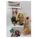 Collection of Easter Themed Decor and Figurines