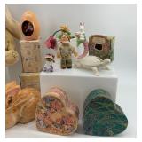 Collection of Easter Themed Decor and Figurines