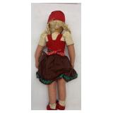 Pair of Vintage Polish Cloth Dolls in Traditional Attire