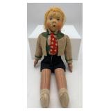 Pair of Vintage Polish Cloth Dolls in Traditional Attire