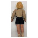 Pair of Vintage Polish Cloth Dolls in Traditional Attire