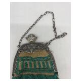 Set of 3 Vintage Beaded and Crochet Drawstring Purses