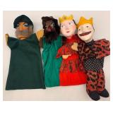 Collection of 7 Kersa Hand Puppets - Fairy Tale Characters