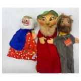 Collection of 7 Kersa Hand Puppets - Fairy Tale Characters