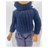 Vintage Sasha Doll with Blue Sweater and Jeans