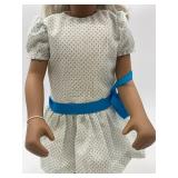 Vintage Sasha Doll with Blue Polka Dot Dress
