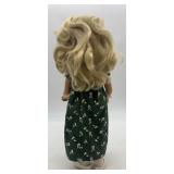 Vintage Sasha Doll with Green Floral Outfit