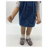 Vintage Sasha Doll with Blue Dress and Amtrak Pin