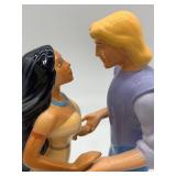Disney Collectibles: Aladdin, Pocahontas, and Little Mermaid Dolls and Figurines Set